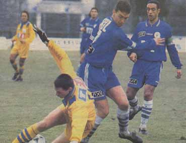 Fanion Vintage ATAC Troyes - AJ Auxerre Coupe De France 1997